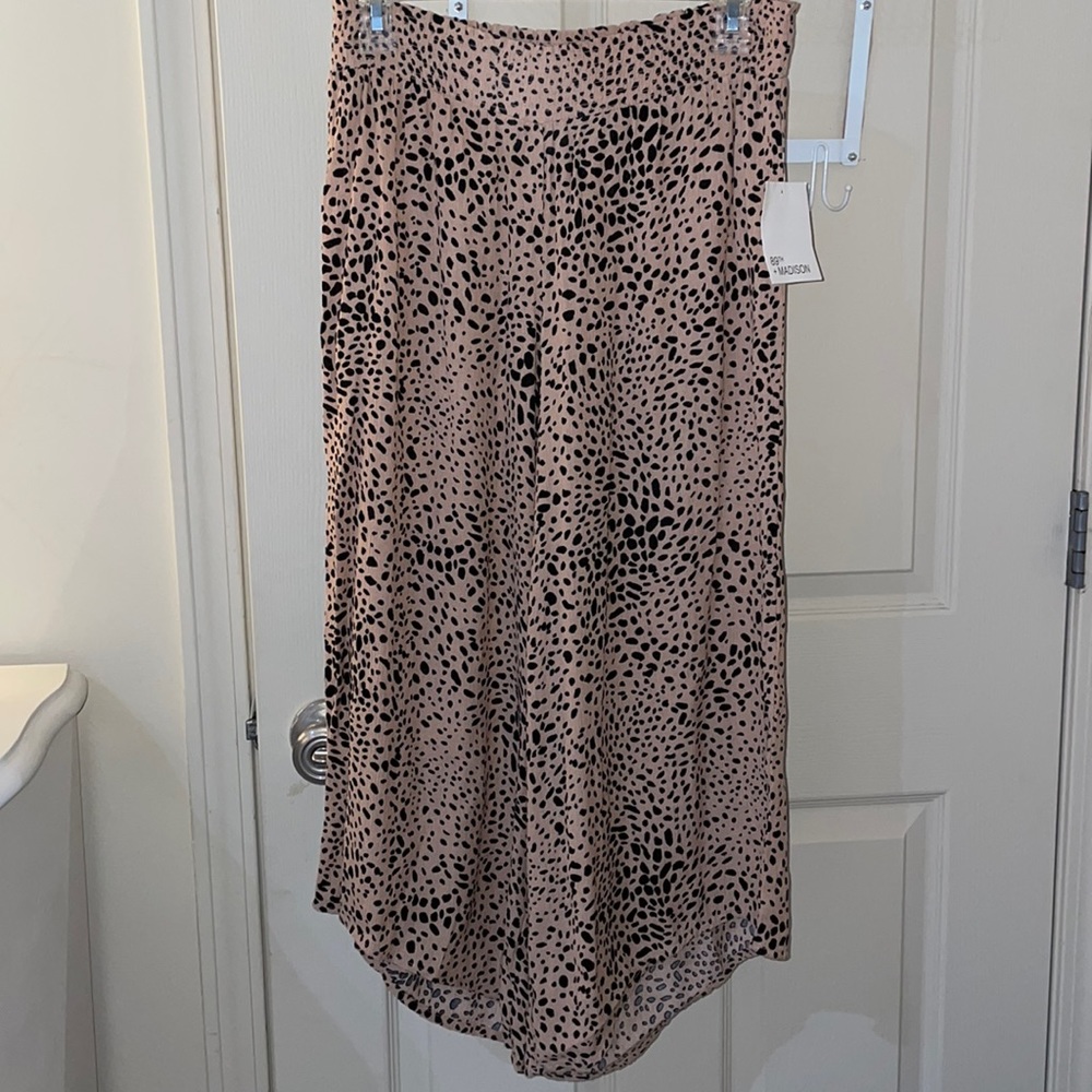 Wide Leg Crop Flowy Pants
